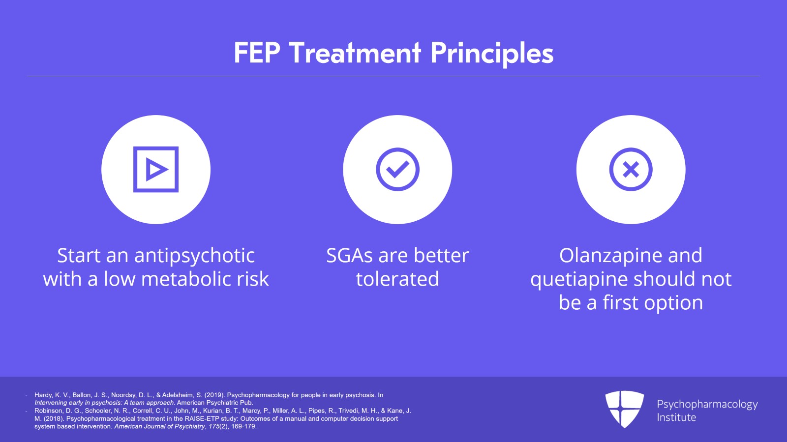 Management of First Episodes: Antipsychotics Slide 3 of 11