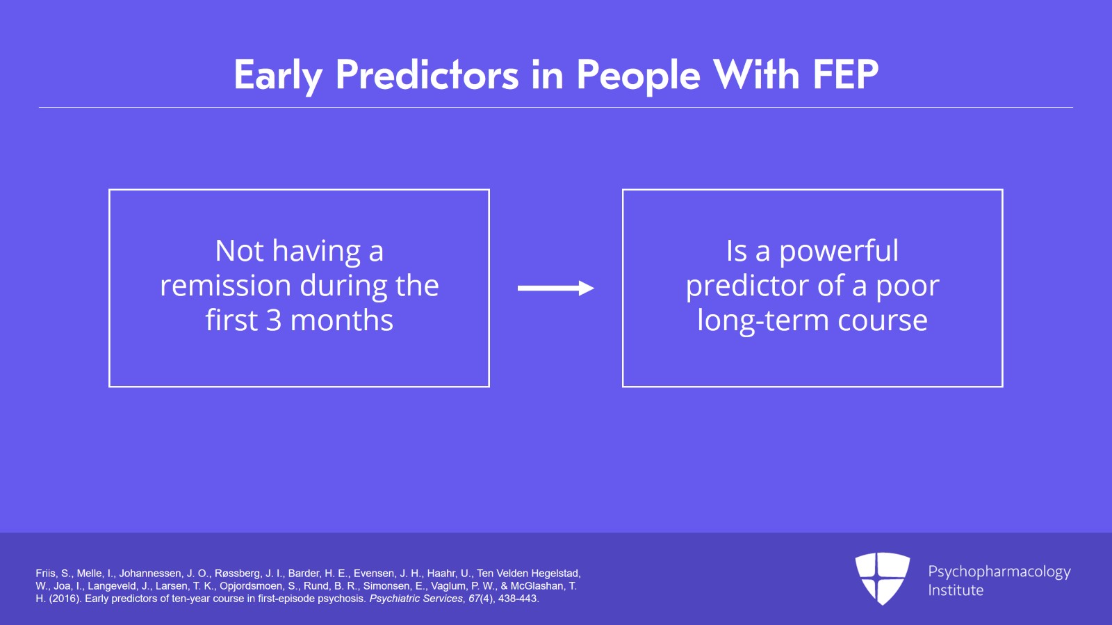 Management of First Episodes: Antipsychotics Slide 9 of 11