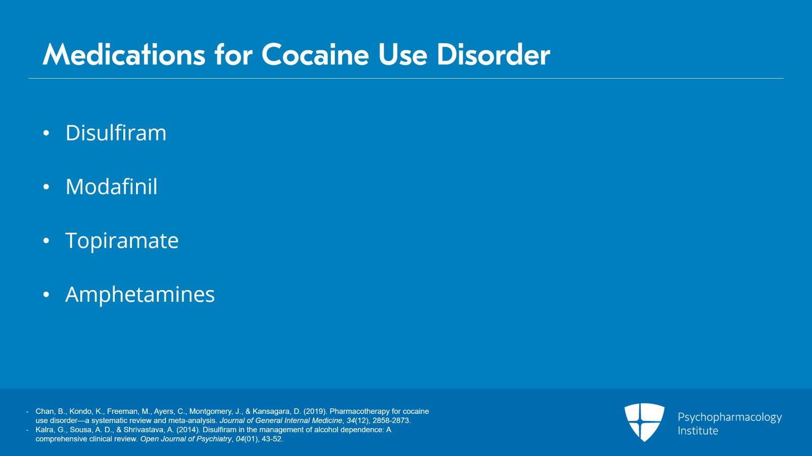 Experimental Medications for Cocaine Use Disorder Slide 2 of 15