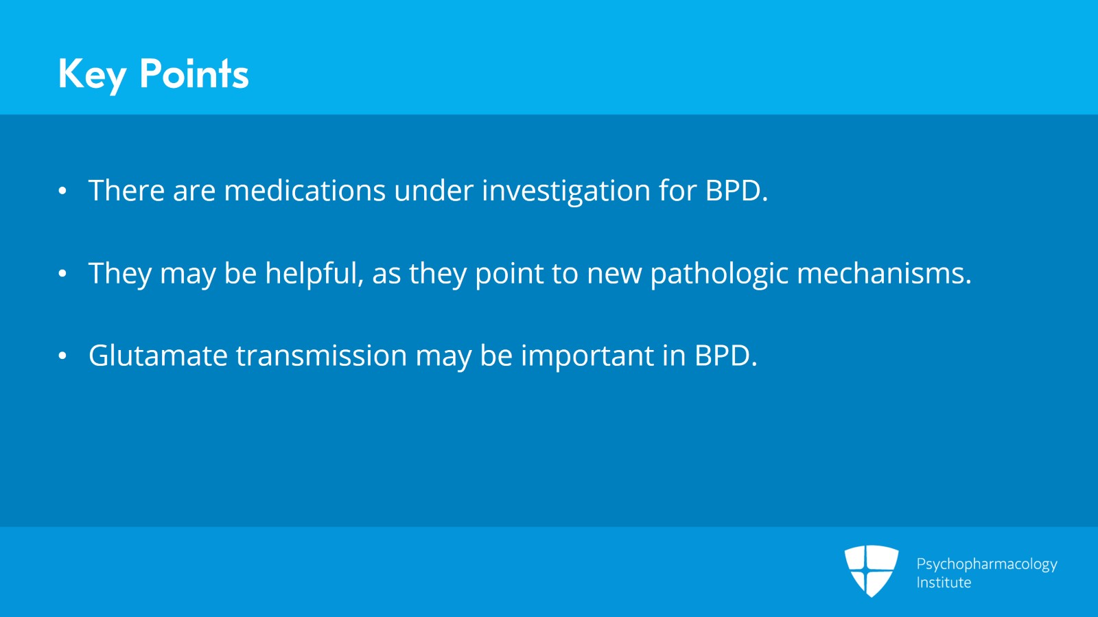Omega-3 Fatty Acids, Methylphenidate, Clonidine, Doxazosin, Memantine, and Oxytocin for BPD Slide 11 of 13
