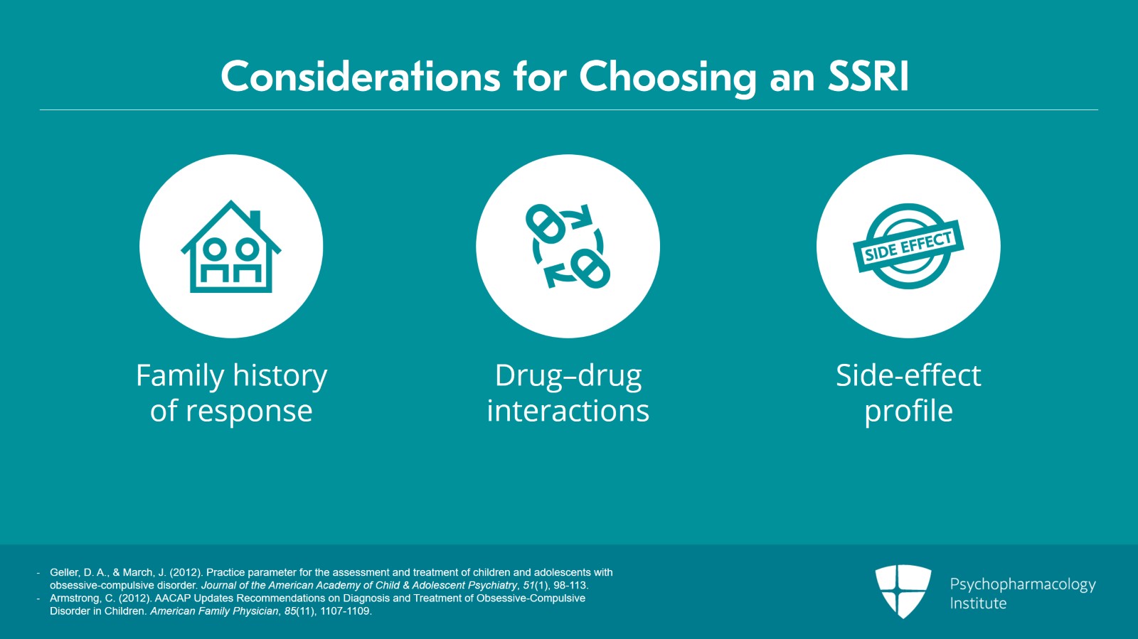 Guidelines for the Management of Pediatric OCD Slide 17 of 22