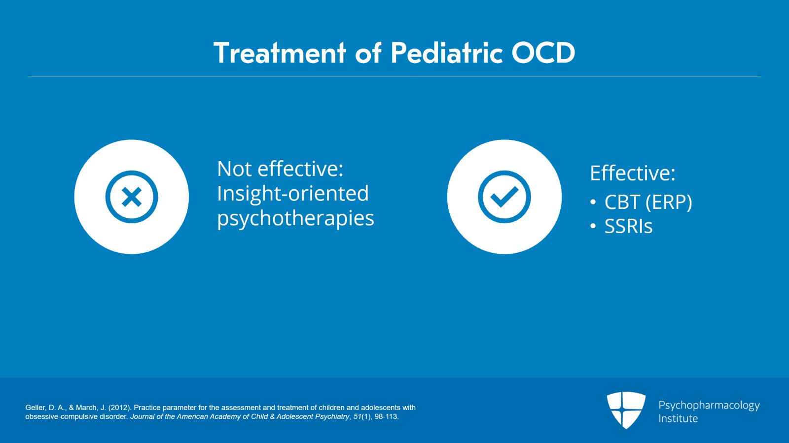 Guidelines for the Management of Pediatric OCD Slide 2 of 22