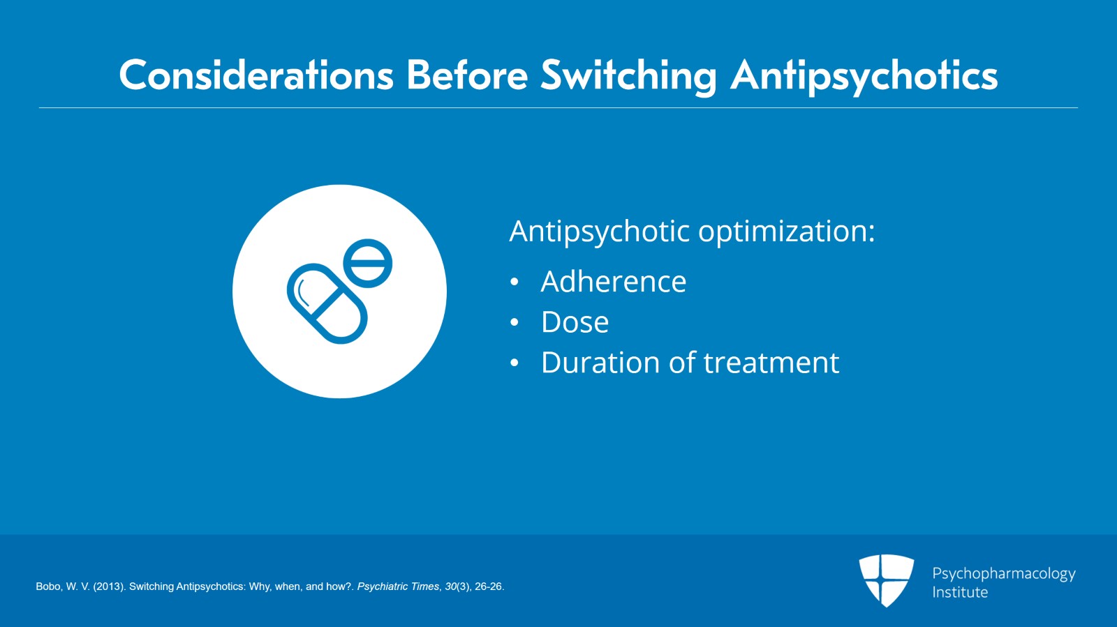 Indications for Antipsychotic Switching Slide 2 of 16