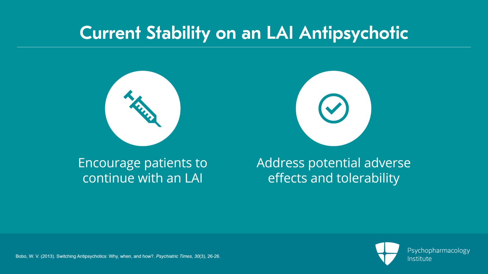 Relative Contraindications to Antipsychotic Switching Slide 5 of 9