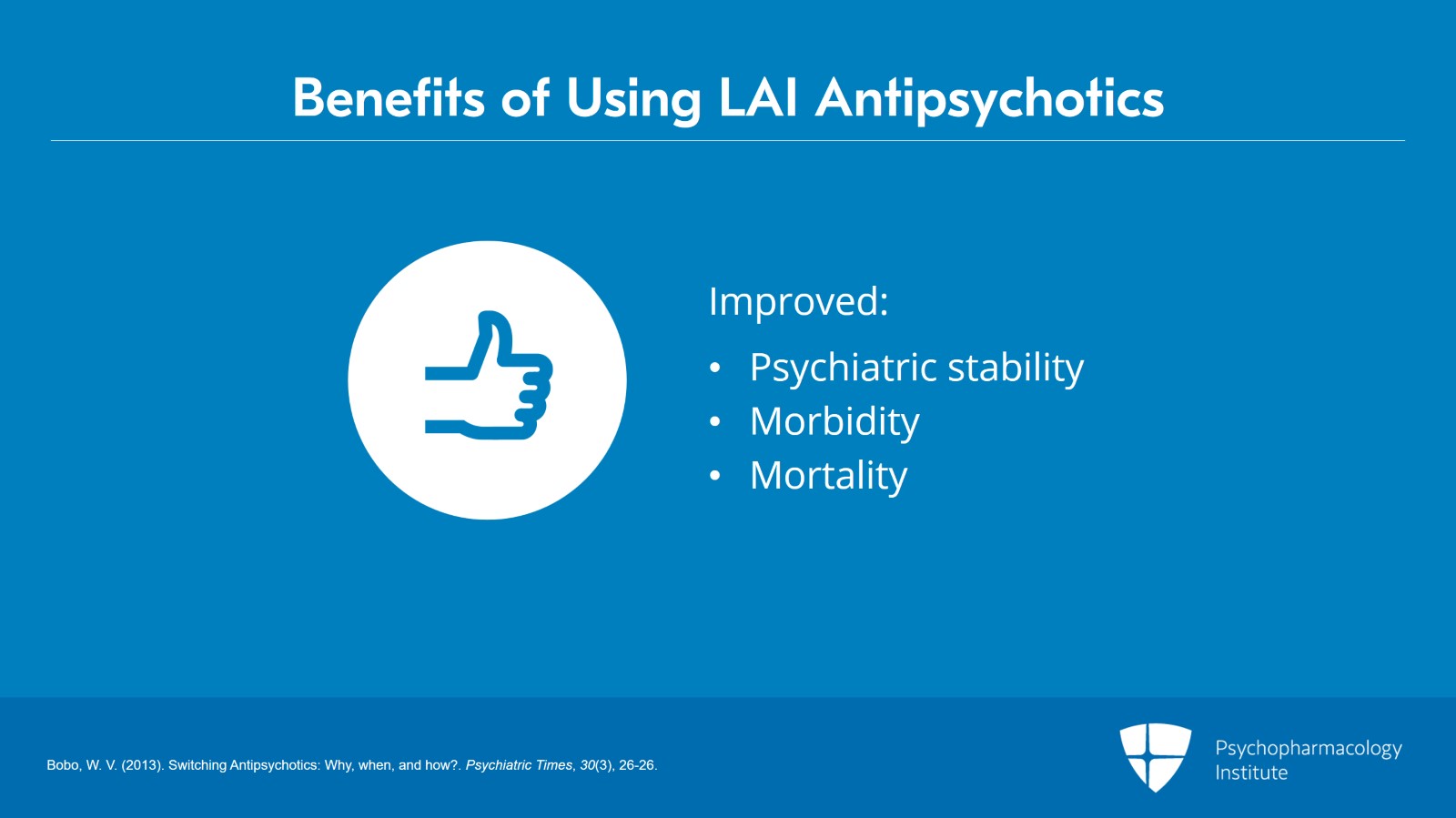 Relative Contraindications to Antipsychotic Switching Slide 6 of 9