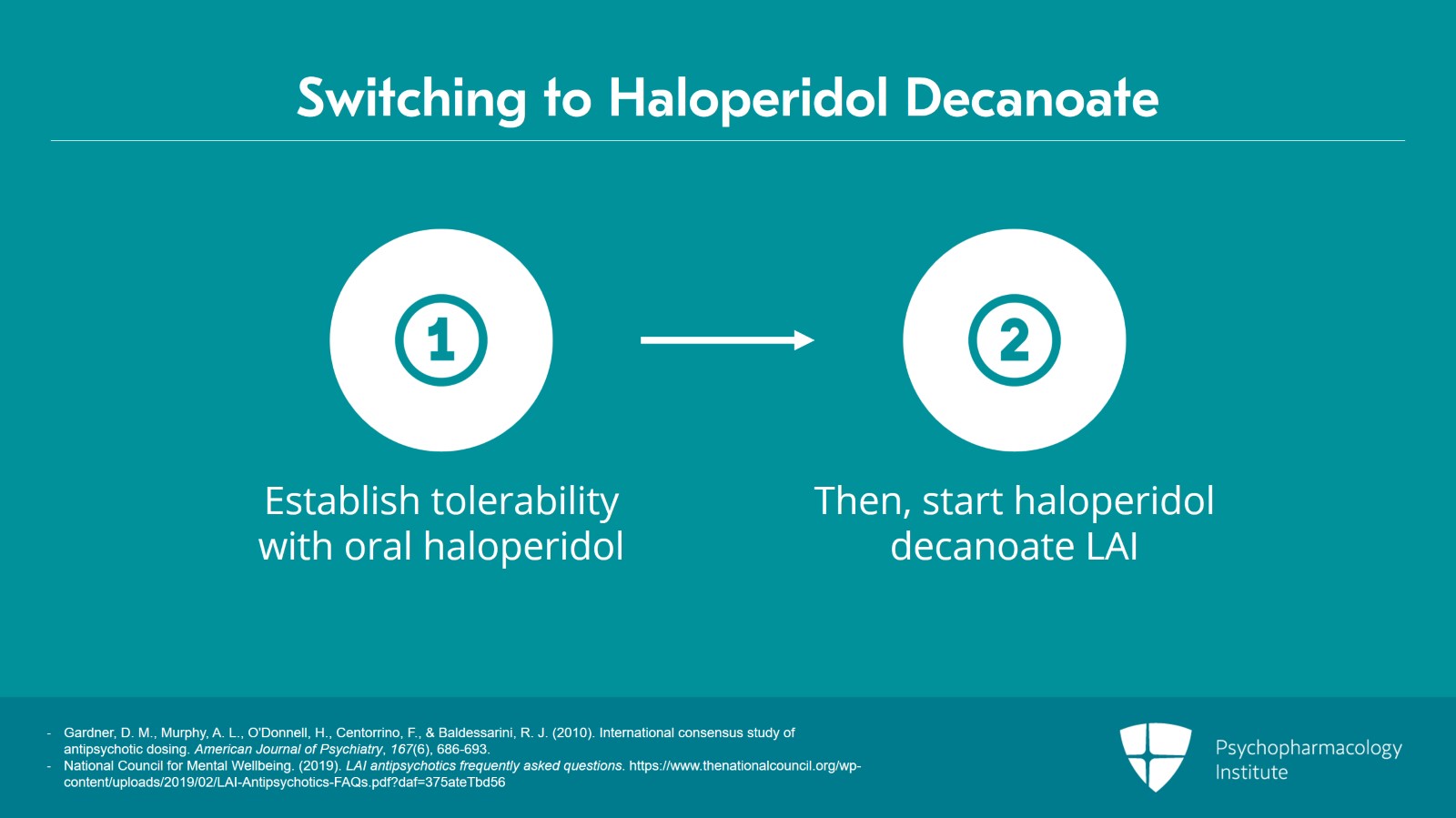 Types of Antipsychotic Switching: Between PO Agents and From PO to LAI Slide 9 of 22