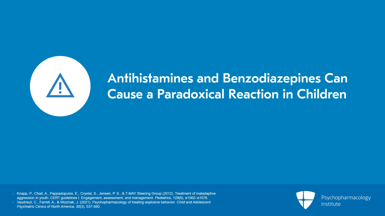 Management of Acute Aggression in Children and Adolescents Slide 15 of 25