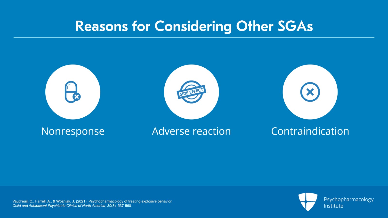 First- and Second-Generation Antipsychotics for Managing Explosive Behavior Slide 8 of 12