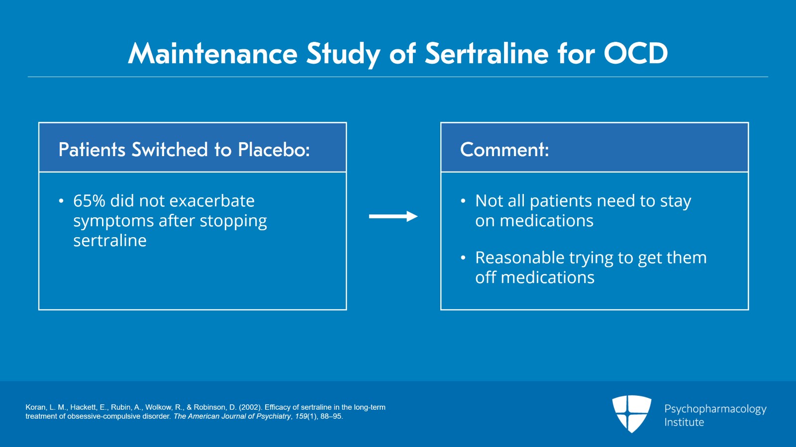 Node 2: First-Line Treatment: SSRIs Slide 13 of 17