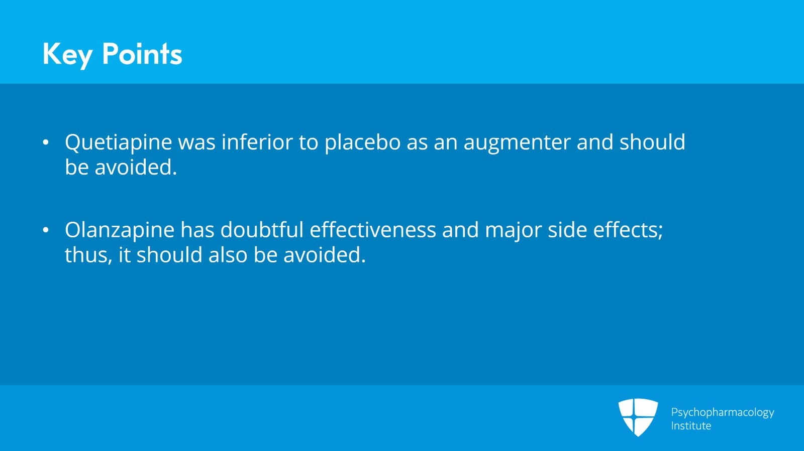 Node 4: SSRI Augmentation With SGA Slide 11 of 12