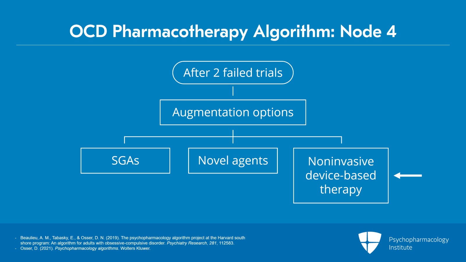 Node 4: SSRI Augmentation With SGA Slide 2 of 12
