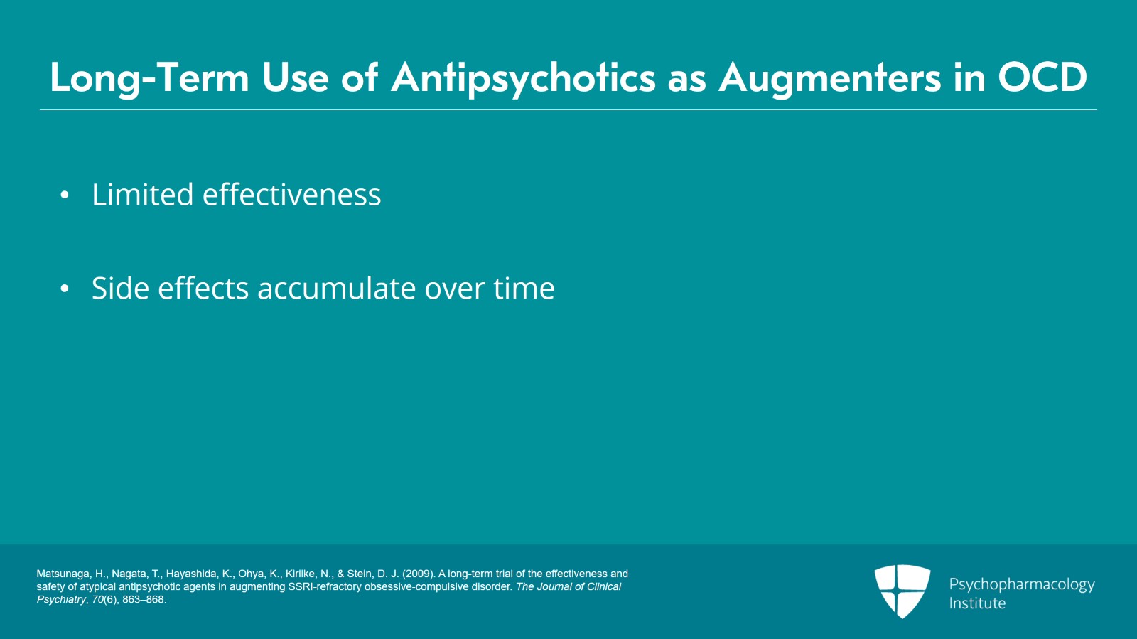 Node 4: SSRI Augmentation With SGA Slide 7 of 12