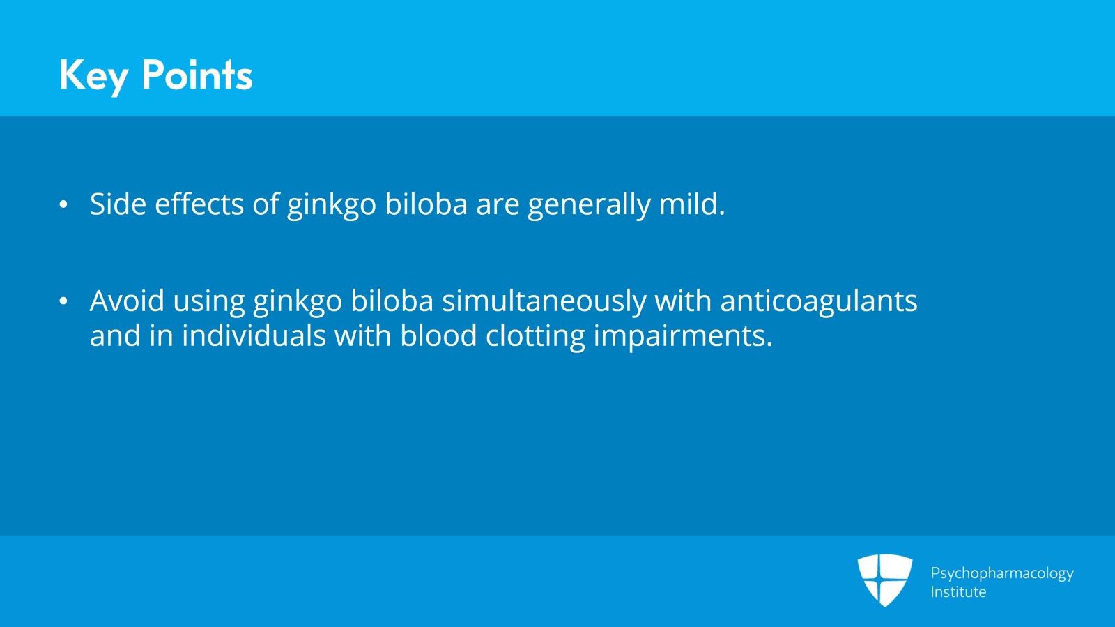Use of Ginkgo Biloba in Children and Adolescents Slide 13 of 15
