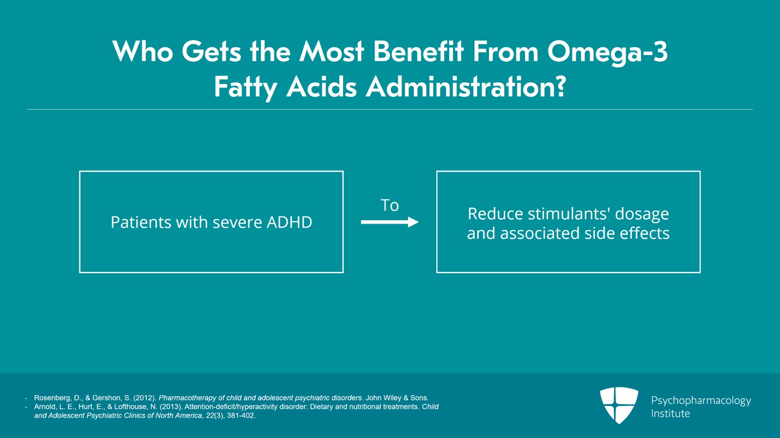 Use of Omega-3 Fatty Acids in Children and Adolescents Slide 18 of 25