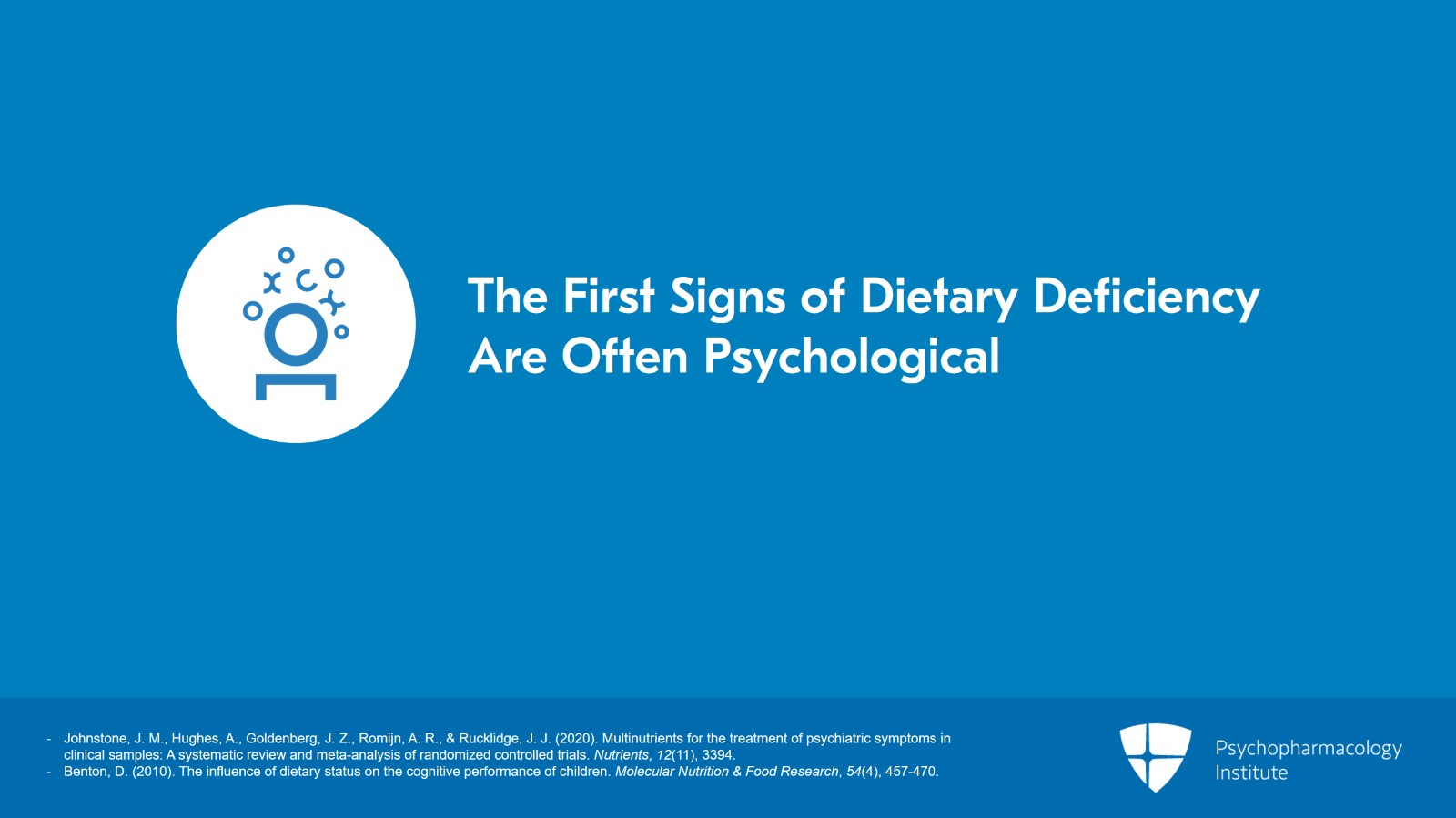 Rationale for Micronutrient Supplementation in Mental Illness Slide 11 of 18