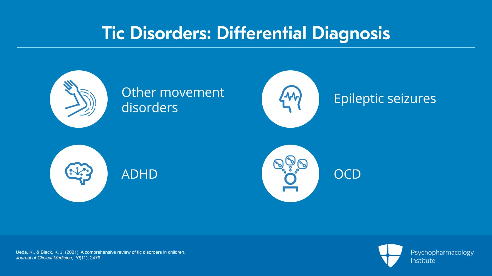 Differential Diagnosis for Tic Disorders Slide 2 of 17