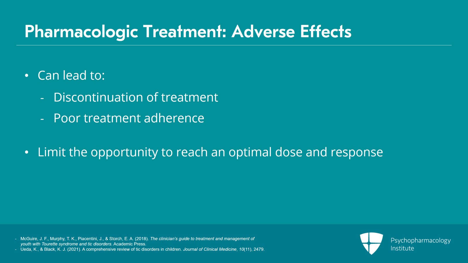 Treatment Optimization for Tic Disorders Slide 16 of 28