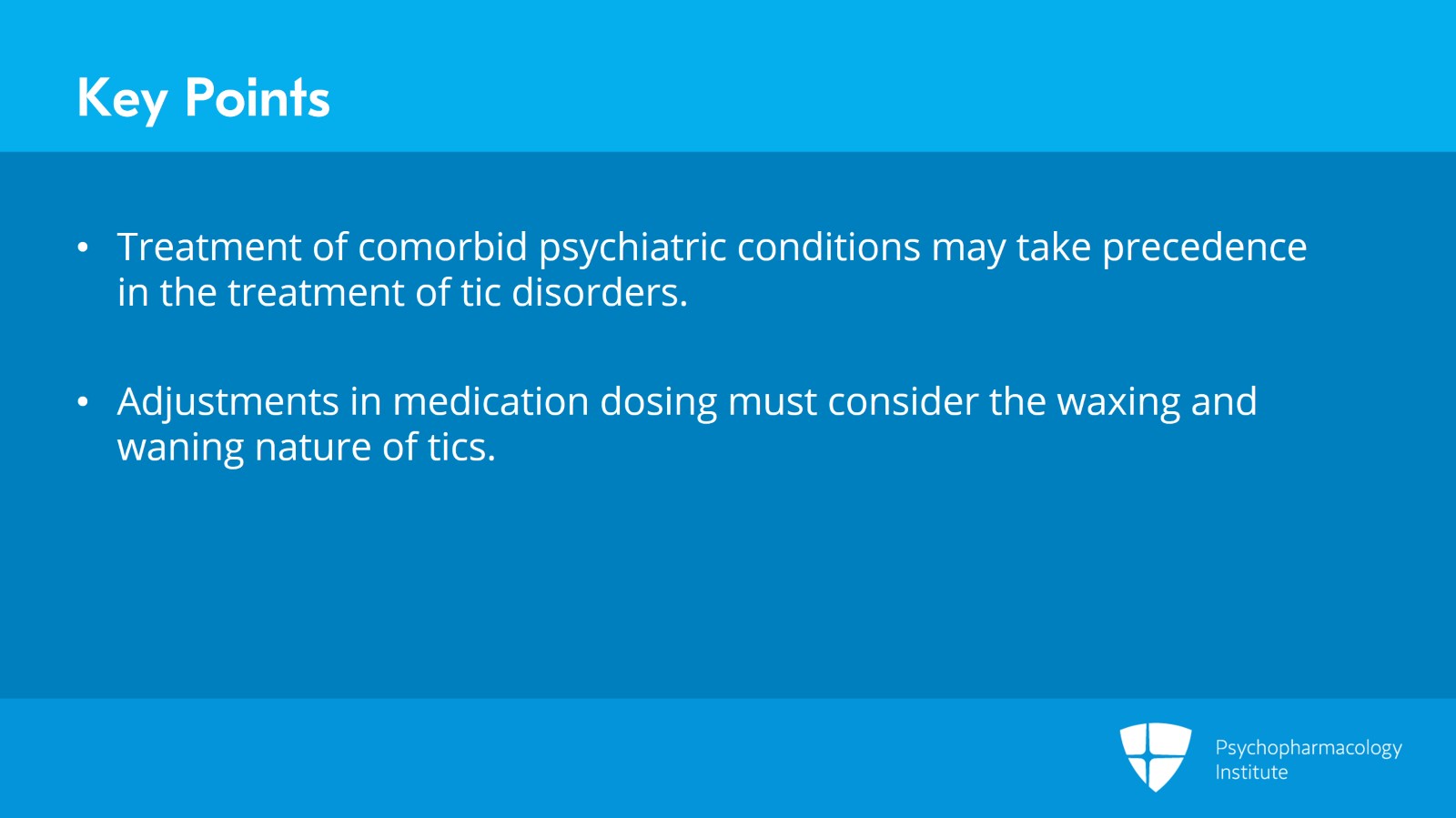 Treatment Optimization for Tic Disorders Slide 26 of 28