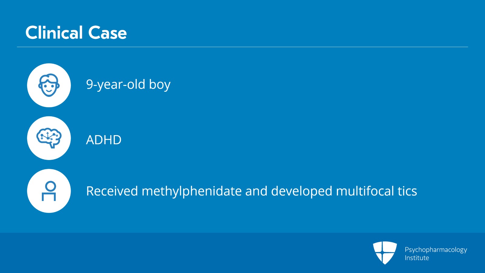 Solving the Clinical Case and Tips for Clinicians Treating Tic Disorders Slide 2 of 20