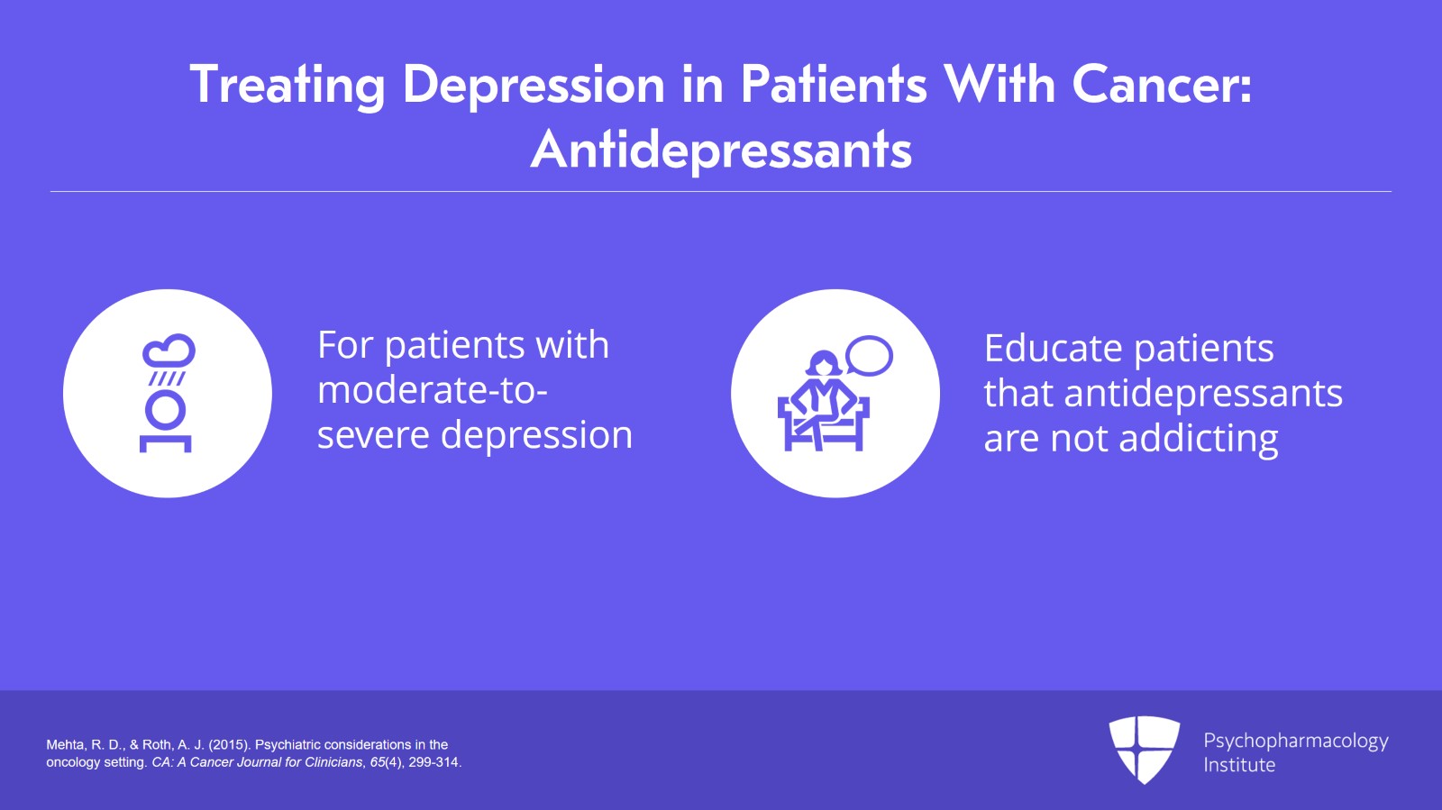 Treating Depressive Disorders in Patients With Cancer Slide 3 of 28