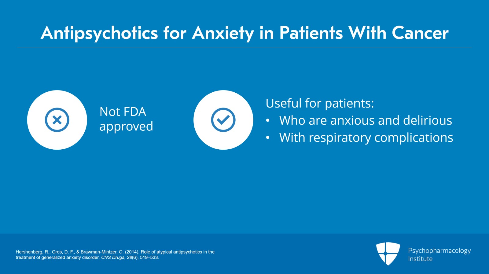 Treating Anxiety Disorders in Patients With Cancer Slide 8 of 14