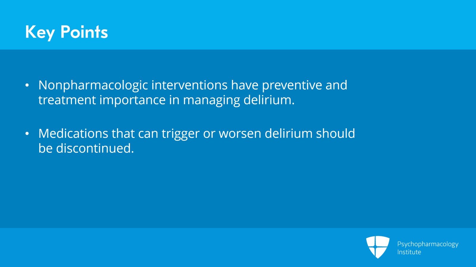 Management of Delirium in Patients With Cancer Slide 16 of 18