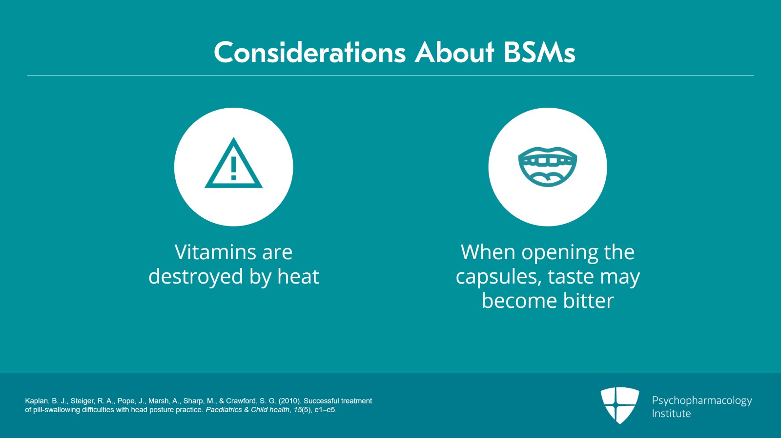 Practical Tips for Using BSMs in the Clinical Practice Slide 11 of 14