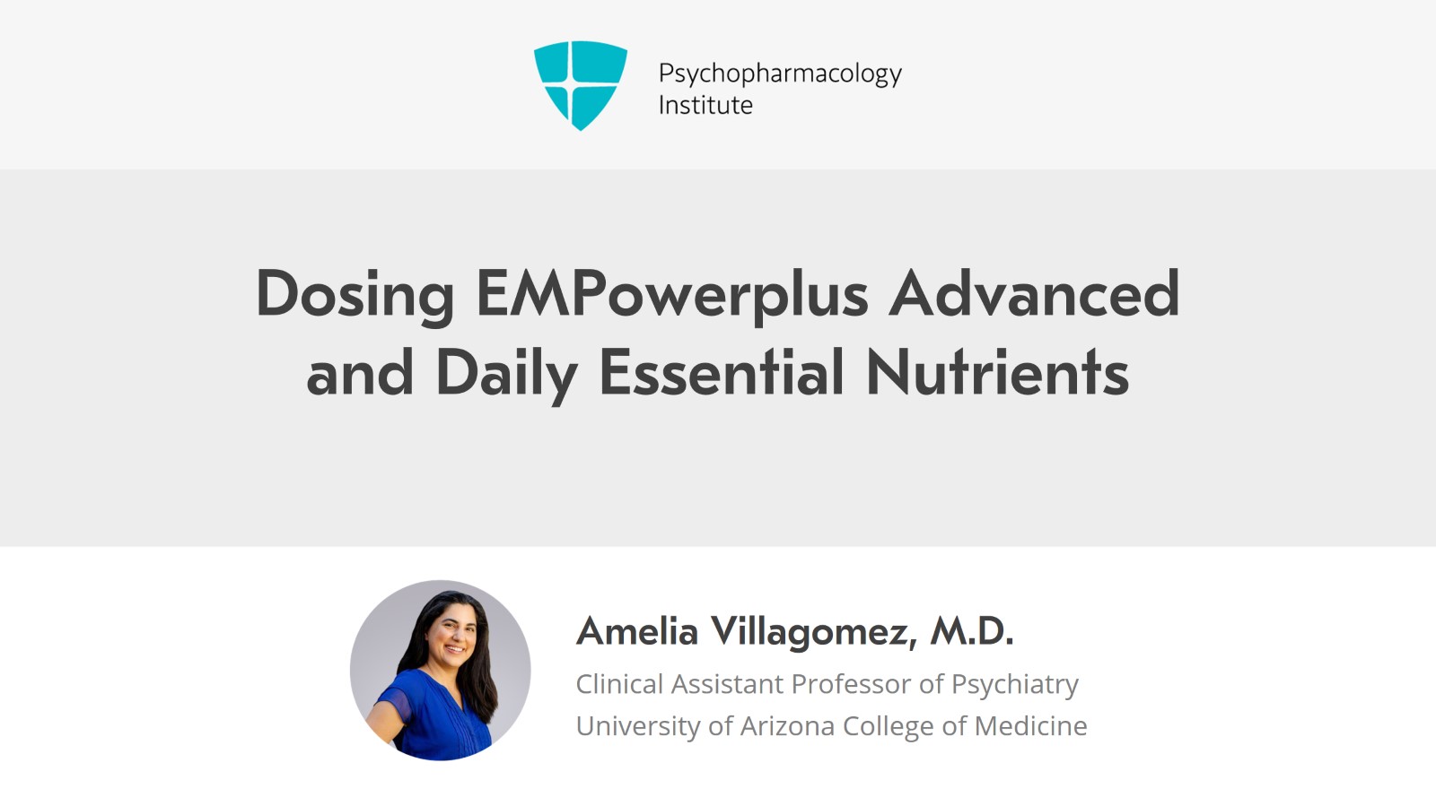 Dosing EMPowerplus Advanced and Daily Essential Nutrients Slide 1 of 26