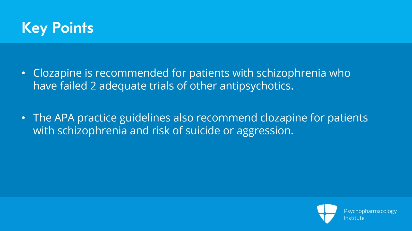 Using Clozapine for Treatment-Resistant Psychosis and Mood Disorders Slide 11 of 13