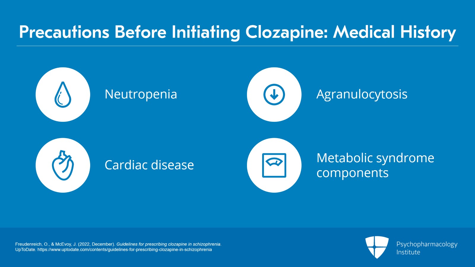 Pretreatment Evaluation and Consent for Using Clozapine Slide 2 of 10
