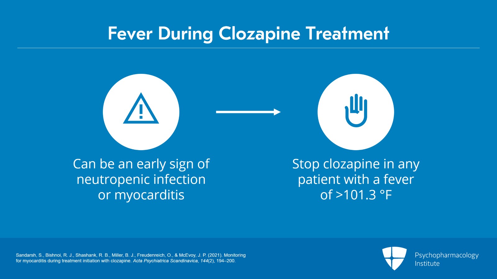 Managing Fever and Hematologic Adverse Effects of Clozapine Slide 2 of 13
