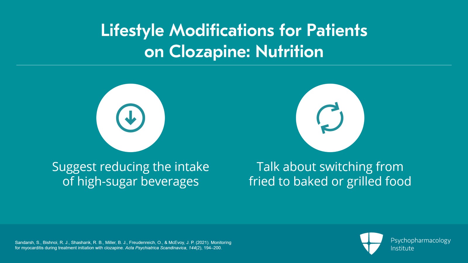 Managing Cardiac and Metabolic Adverse Effects of Clozapine Slide 19 of 27
