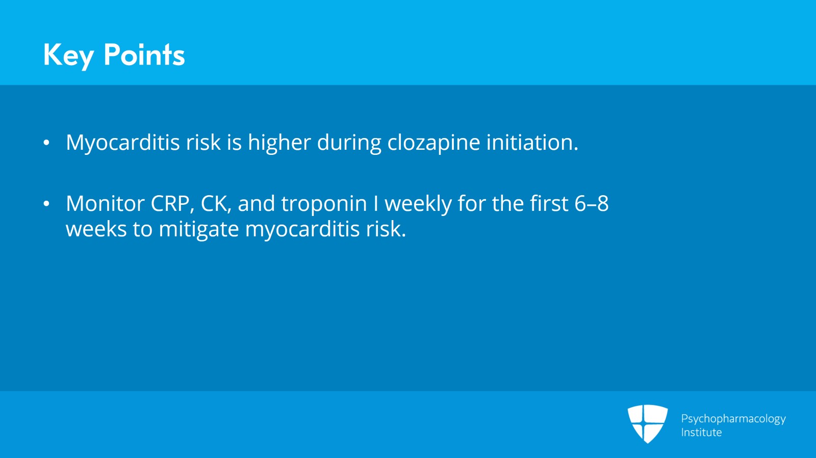 Managing Cardiac and Metabolic Adverse Effects of Clozapine Slide 24 of 27