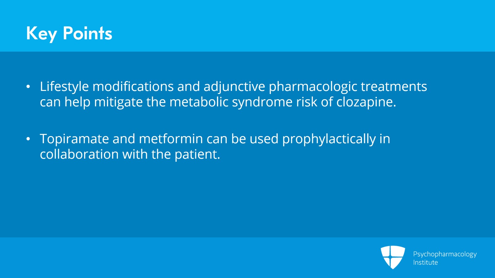 Managing Cardiac and Metabolic Adverse Effects of Clozapine Slide 26 of 27