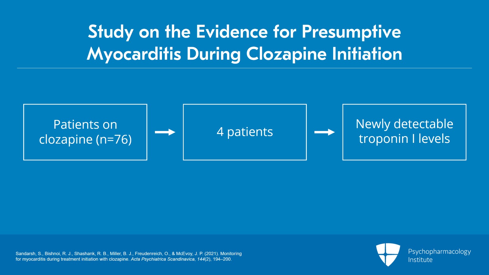 Managing Cardiac and Metabolic Adverse Effects of Clozapine Slide 8 of 27