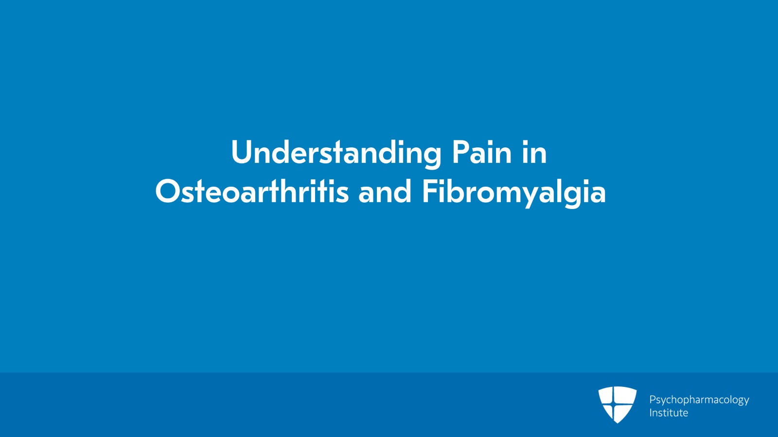 Understanding Pain in Osteoarthritis and Fibromyalgia Slide 2 of 14