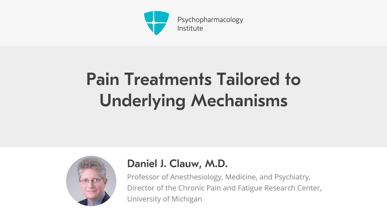 Pain Treatments Tailored to Underlying Mechanisms Slide 1 of 9