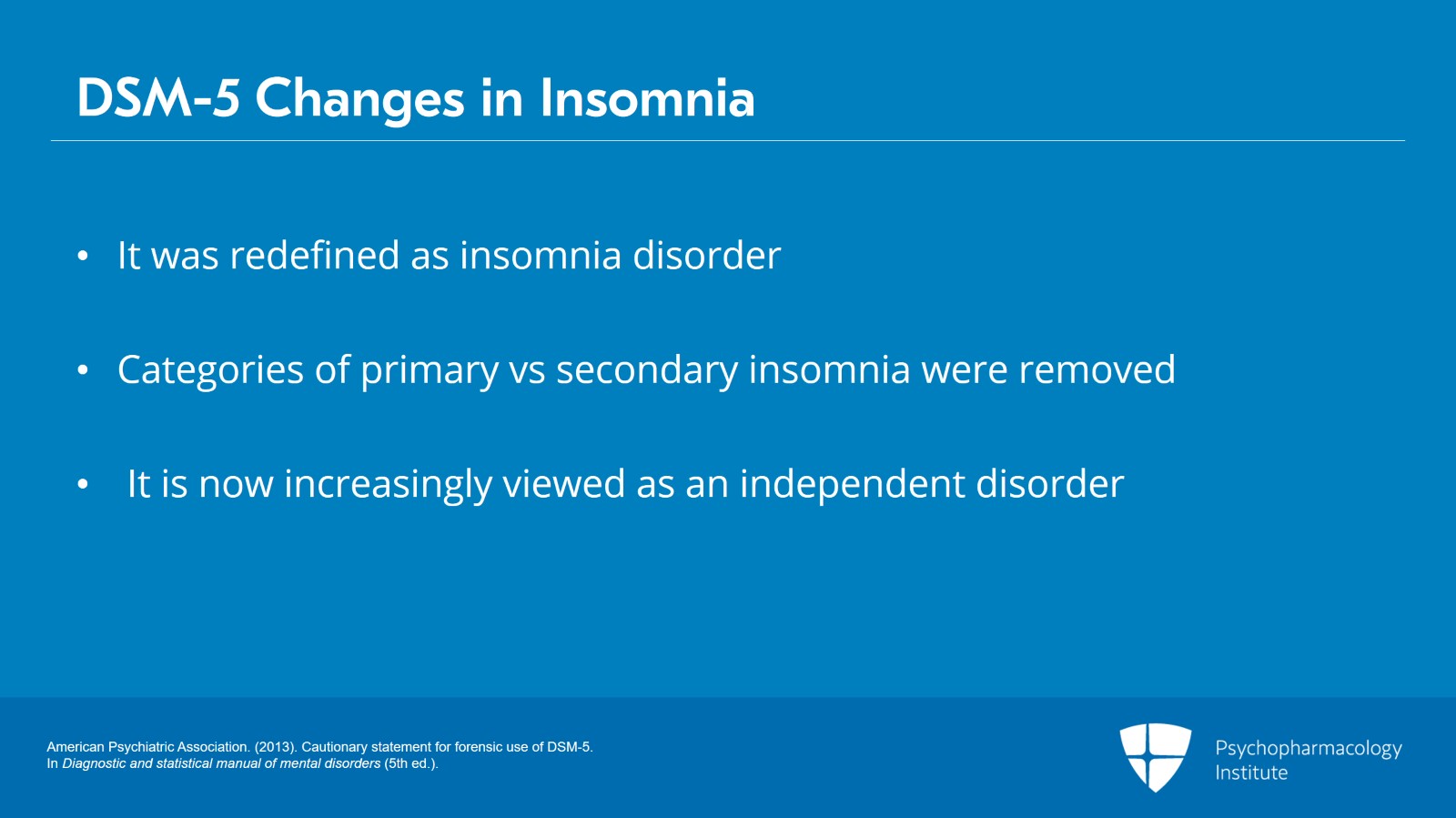 Understanding the Relationship Between Insomnia Disorder and MDD Slide 9 of 27