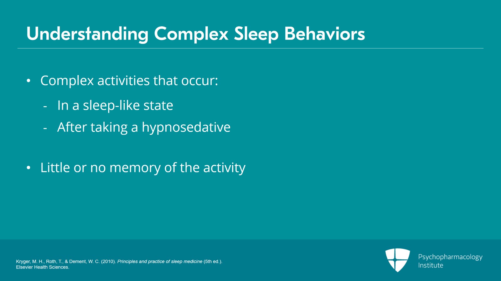 Pharmacologic Interventions for Insomnia: Benzodiazepines and Non-Benzodiazepine Hypnotics Slide 17 of 22