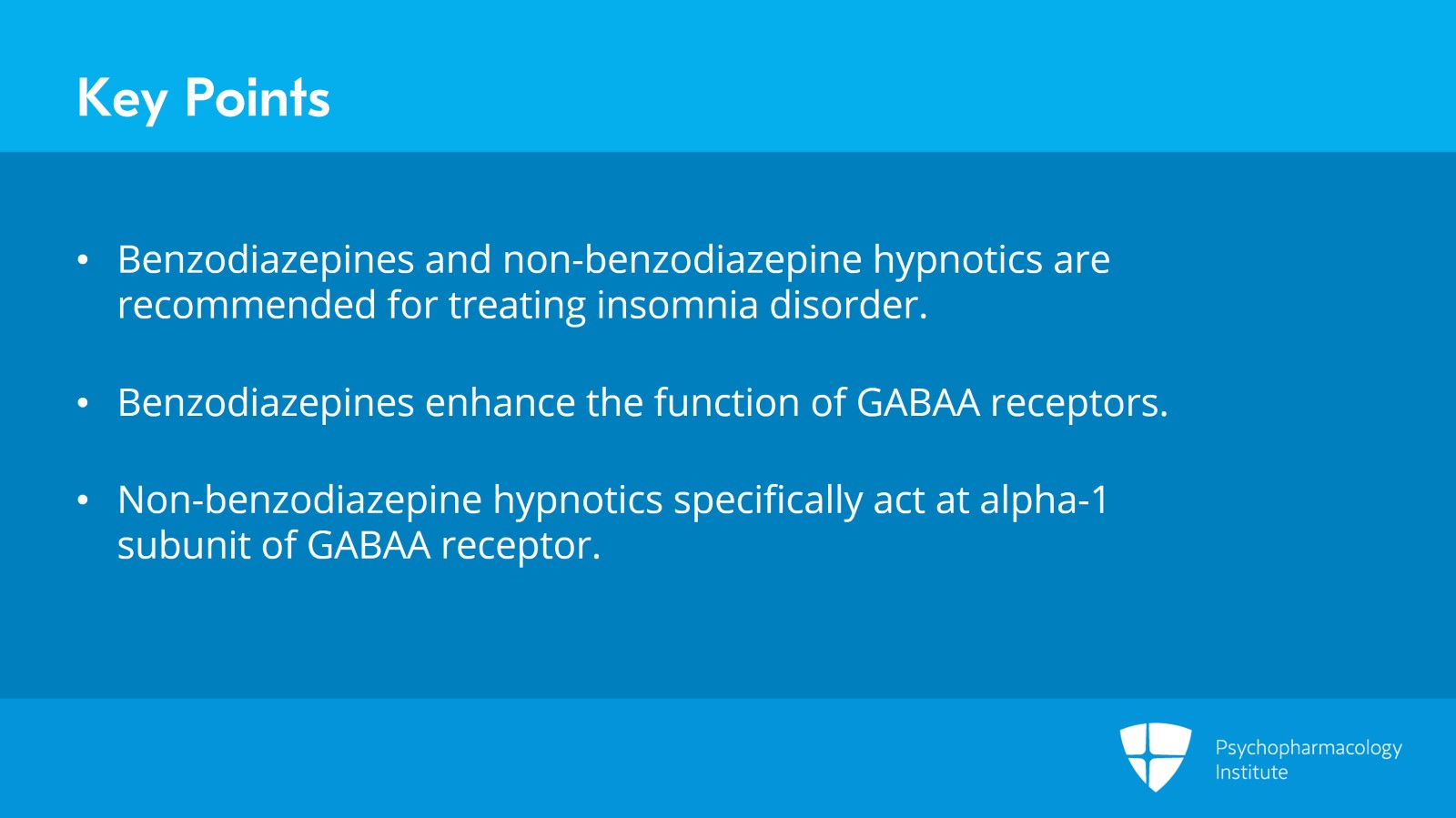 Pharmacologic Interventions for Insomnia: Benzodiazepines and Non-Benzodiazepine Hypnotics Slide 20 of 22