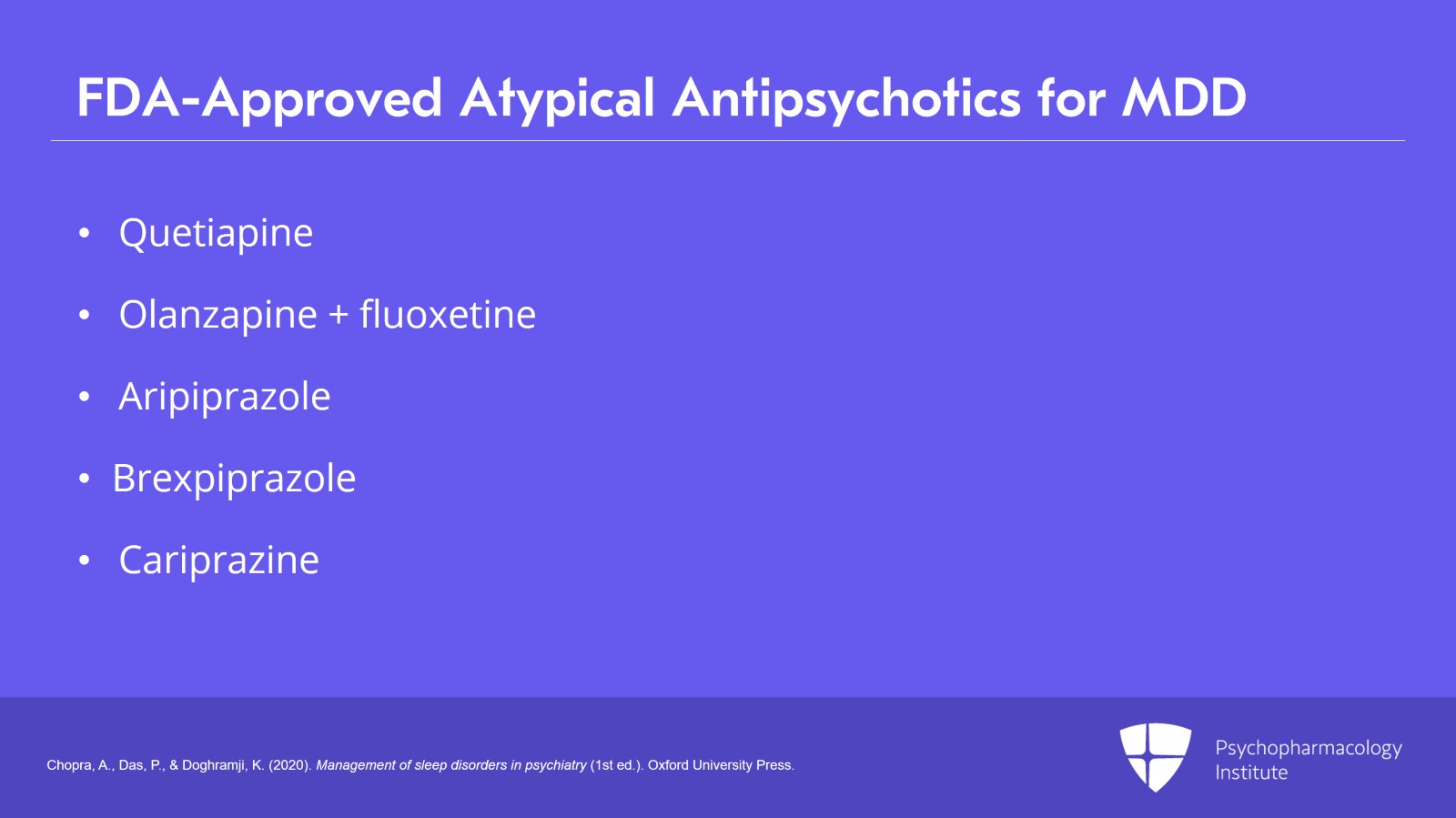 Treatment Strategies for Managing Insomnia in MDD Slide 10 of 25
