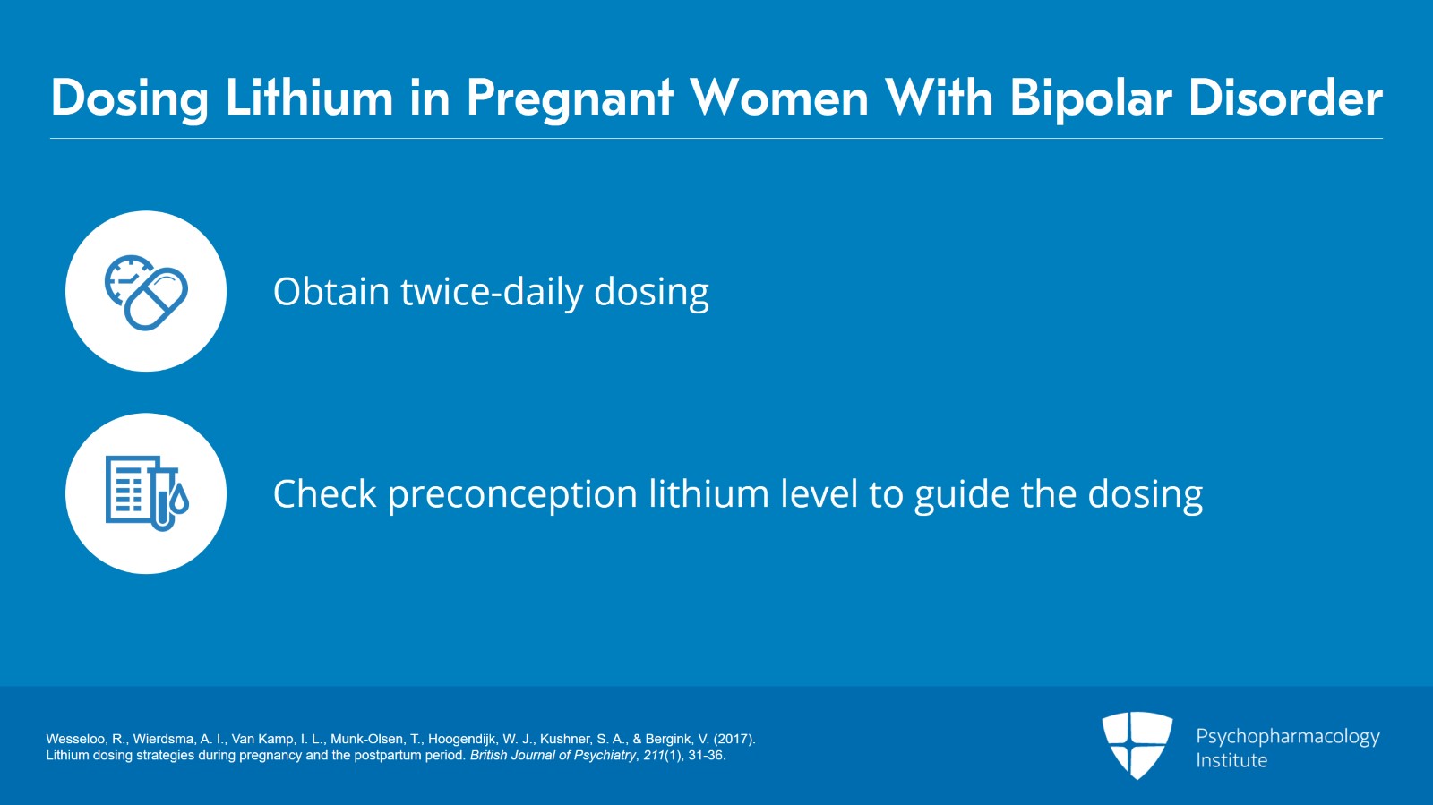 Bipolar Disorder During Pregnancy: Management of Lithium Slide 6 of 14