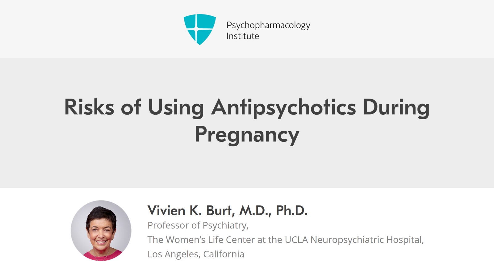 Risks of Using Antipsychotics During Pregnancy Slide 1 of 10