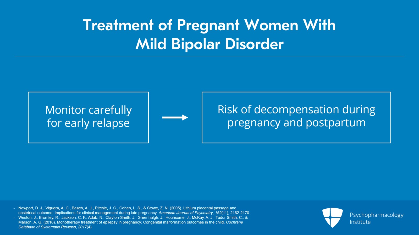 Guiding Principles for Treating Bipolar Disorder During Pregnancy Slide 3 of 16