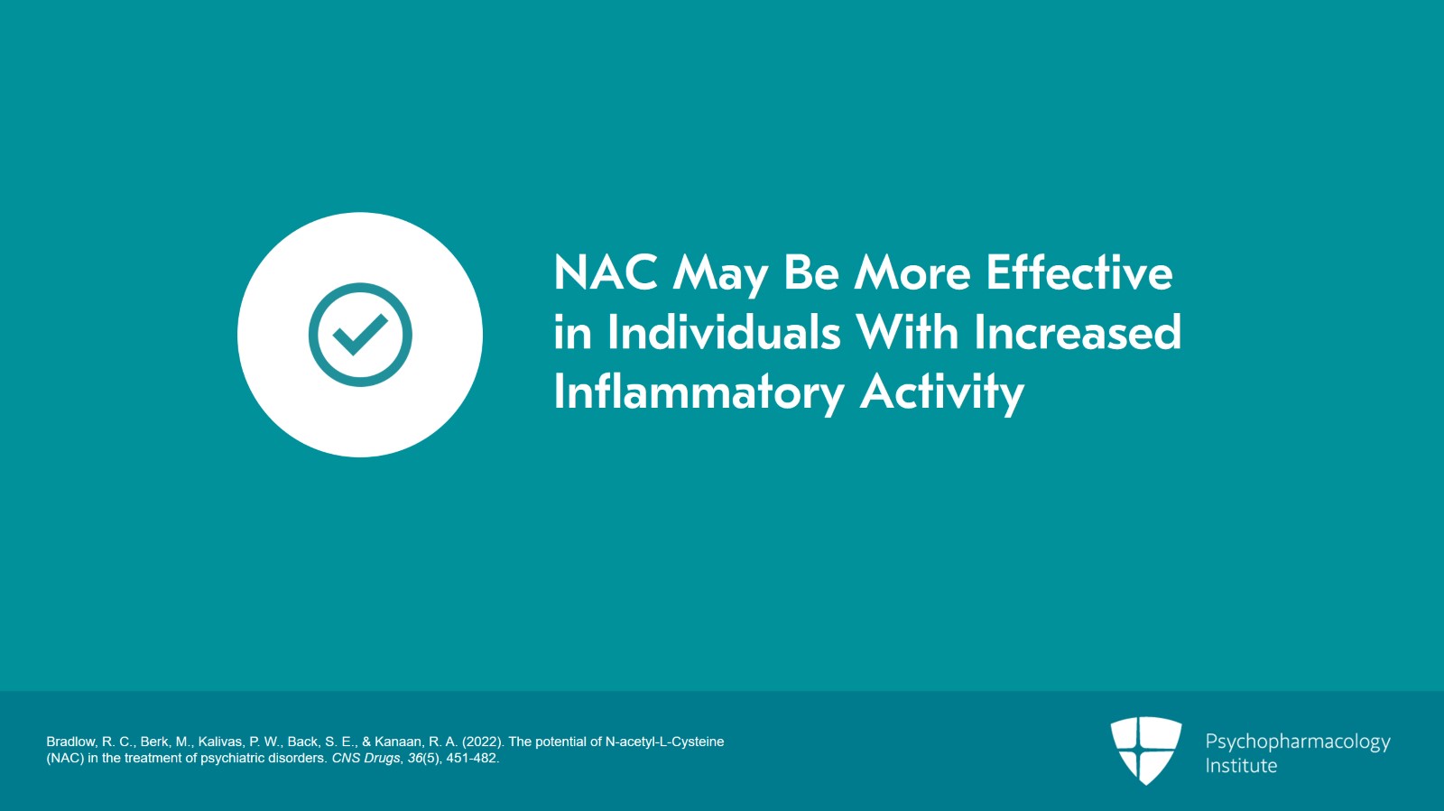 Exploring the Evidence of N-Acetyl-Cysteine (NAC) for Mood Disorders Slide 6 of 12