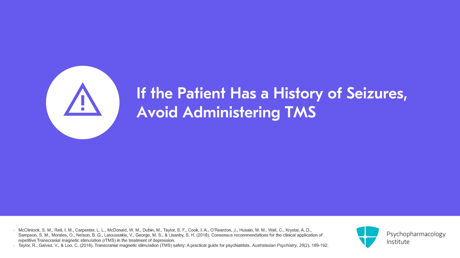 Assessing the Potential Side Effects of TMS Slide 11 of 14