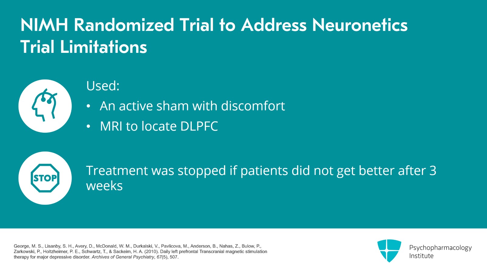 Exploring the Evidence of TMS for Depression Slide 10 of 30