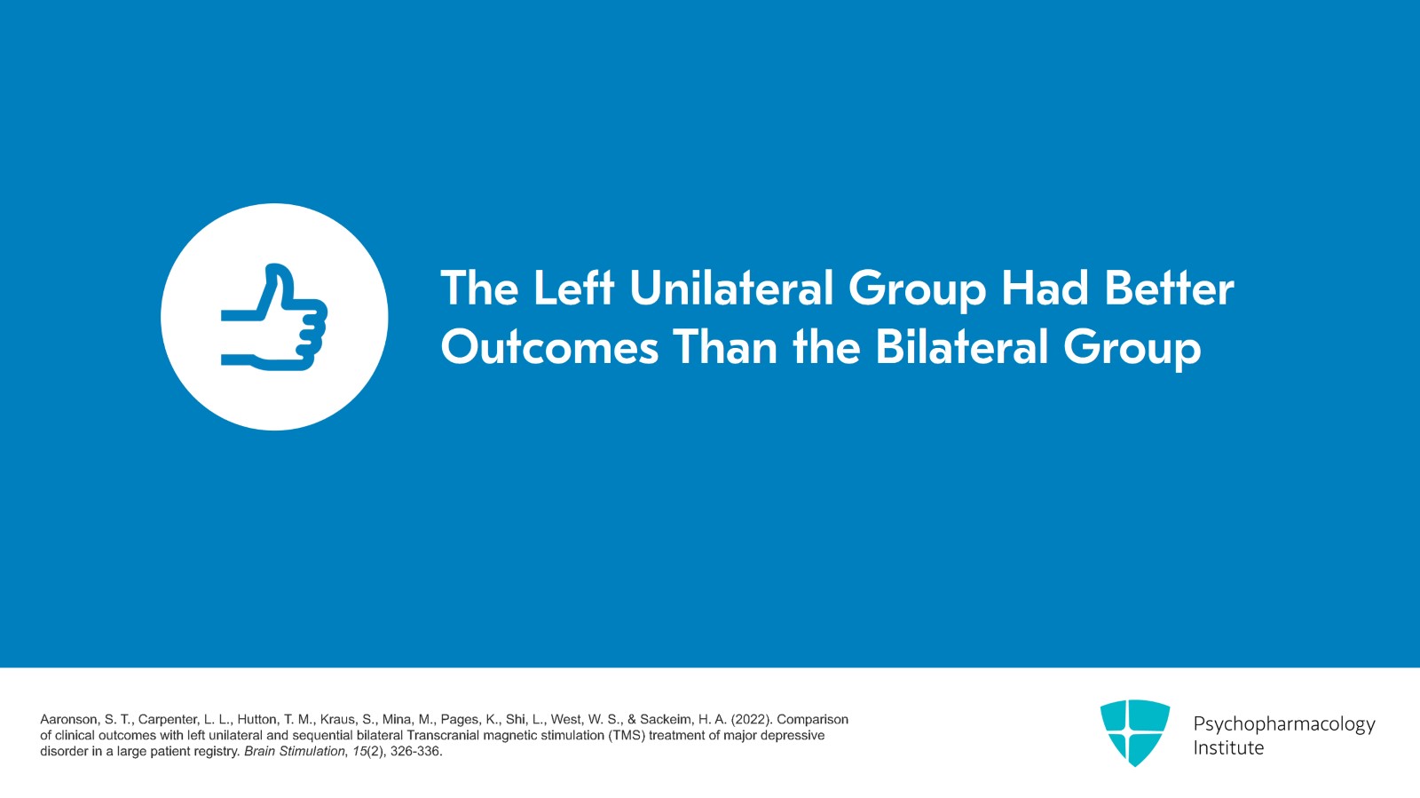 Exploring the Evidence of TMS for Depression Slide 20 of 30