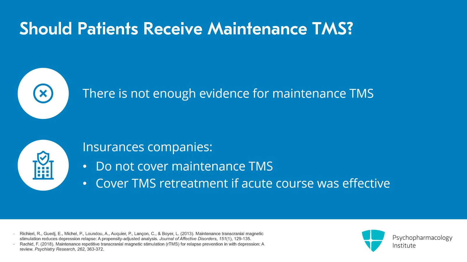 Exploring the Evidence of TMS for Depression Slide 27 of 30