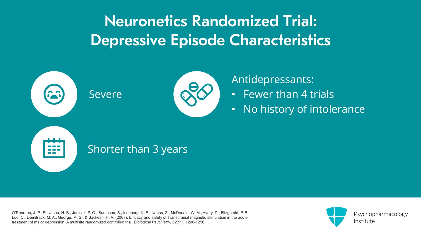 Exploring the Evidence of TMS for Depression Slide 4 of 30